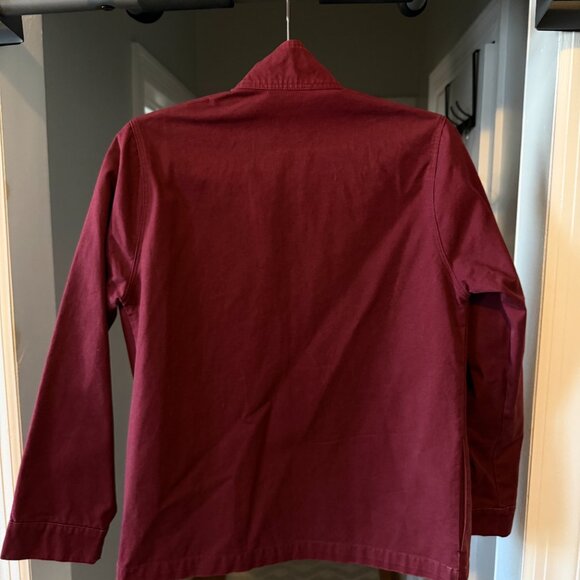 A.P.C. Cotton Jacket in Burgundy - Picture 3 of 5